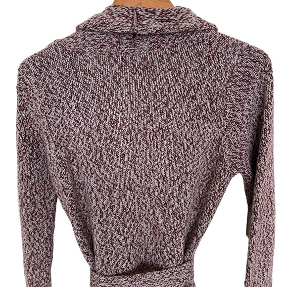 Levi's Knit Marled Tie Waist Cardigan, Size Medium - Picture 6 of 12